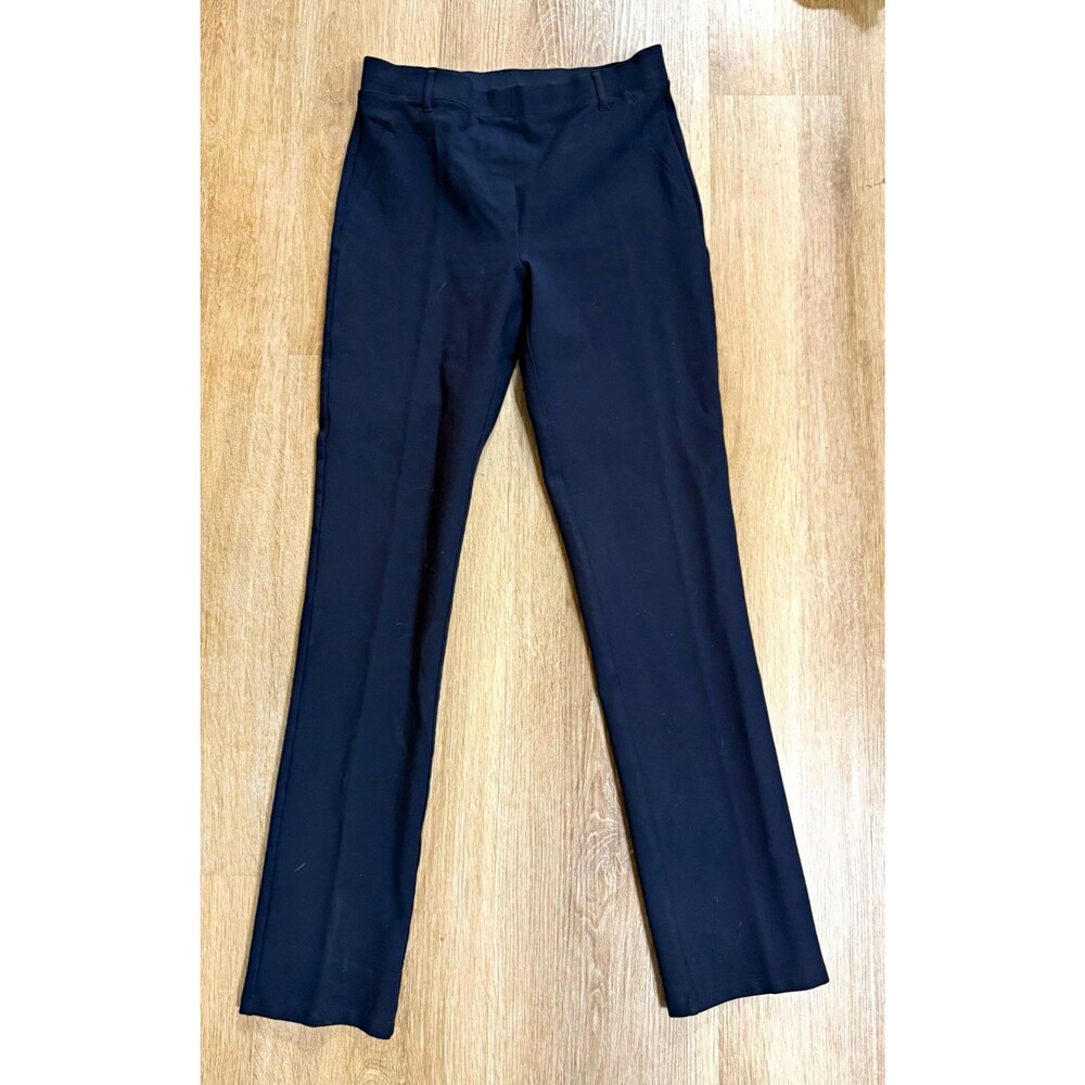 Quince Women’s Navy Blue Dress Style Pants Pull On Size Small Preppy Casual